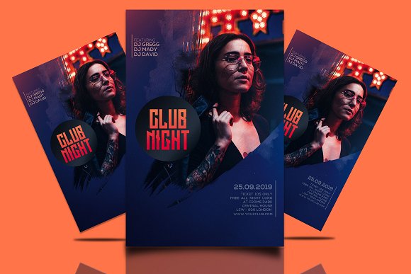 Club Night Party Flyer