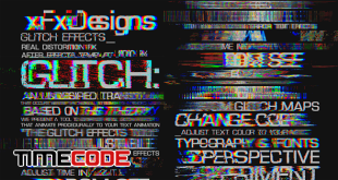  Glitch Text Effects Toolkit + 30 Title Animation Presets 