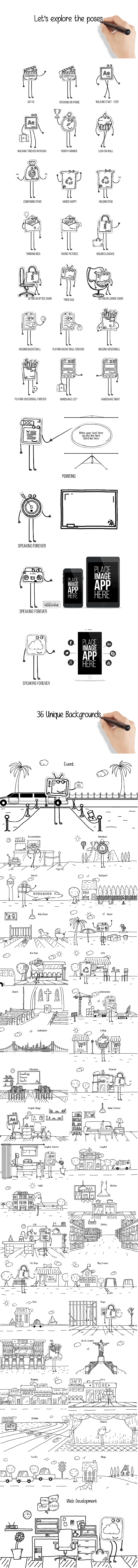  Cartoon Sketch Explainer Toolkit 