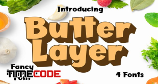 Butter Layer - 4 Fonts