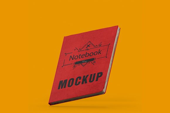 Vintage Notebook Mockup