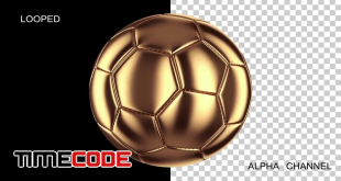 Golden Soccer Ball Loop