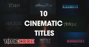  10 Cinematic Titles 