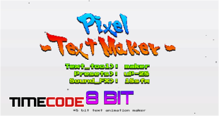  Arcade Text Maker 8bit Glitch Titles 