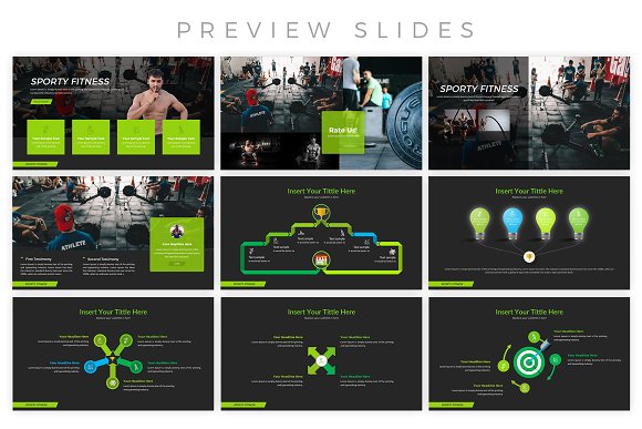 Fitness Powerpoint Template