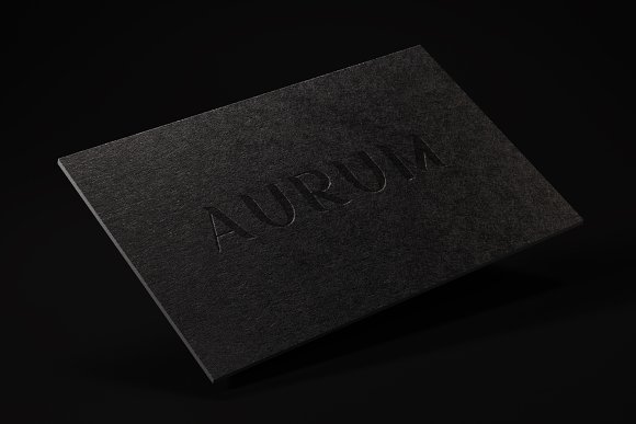 Aurum. Elegant Sans Serif typeface.