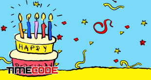 Happy Birthday Animated Background