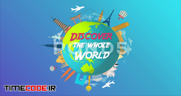  World Travel Logo Animation 