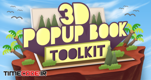  3D Popup Book Toolkit - Apple Motion & Final Cut Pro X 