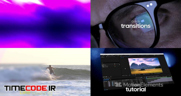 250 Transitions After Effects Templates