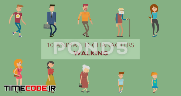  10 Walking Characters 