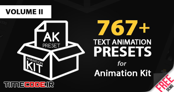  Text Preset Volume II for Animation Kit 