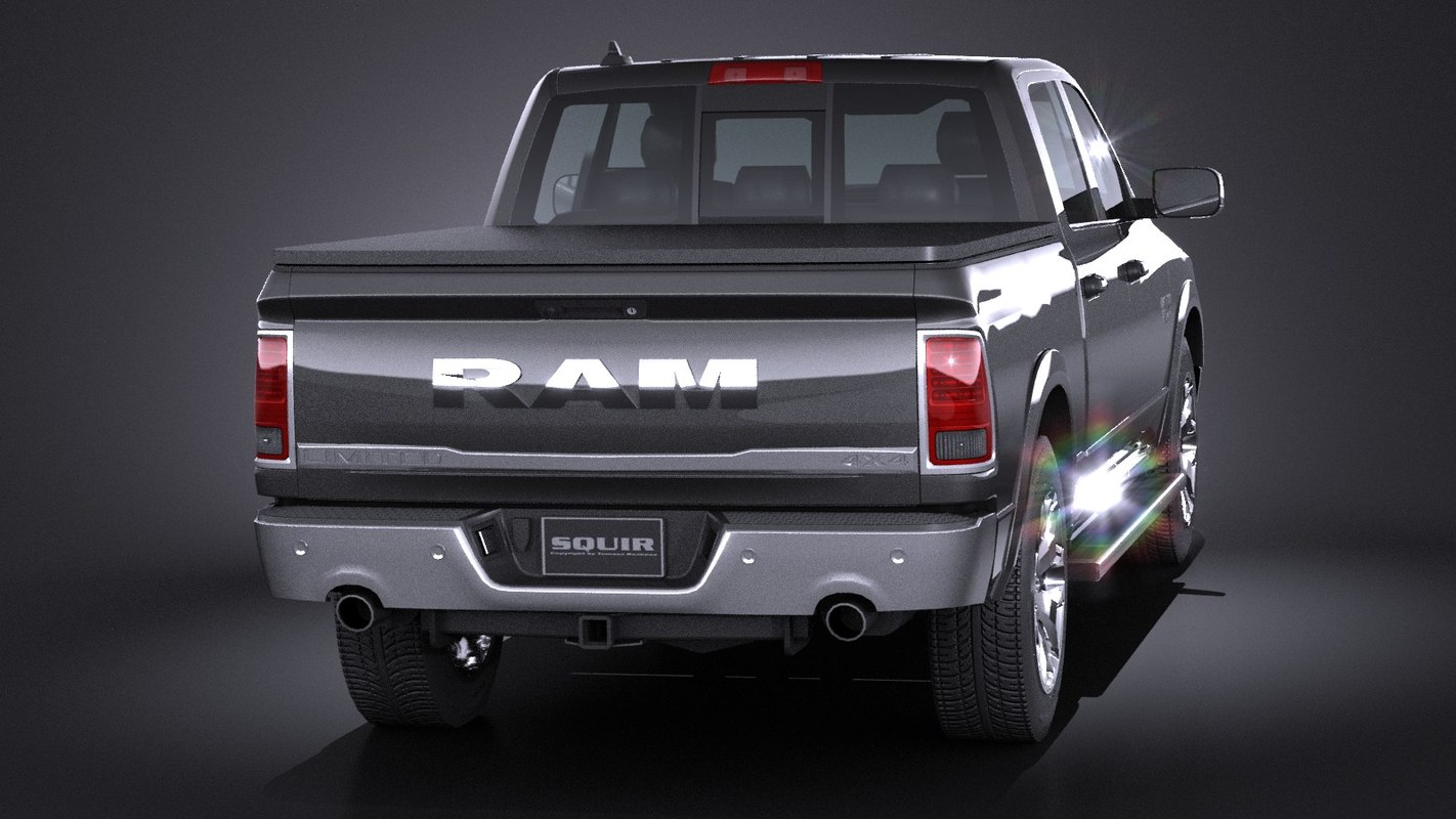 HQ LowPoly Dodge RAM 1500 Laramie Limited 2015