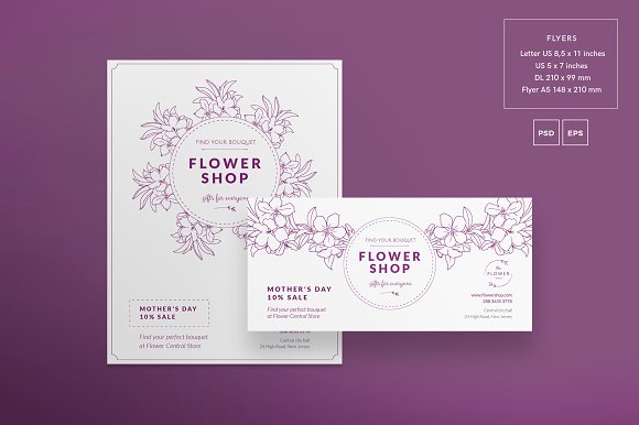 Print Pack | Flower Shop