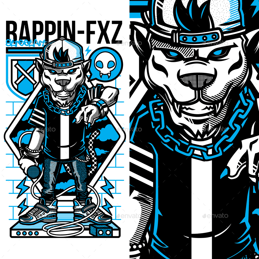  Rappin-FXZ T-Shirt Design 