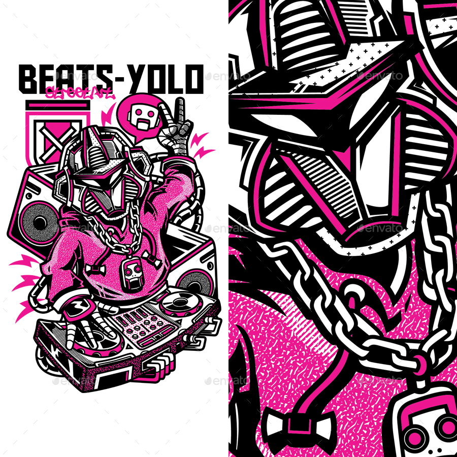  Beats-Yolo T-Shirt Design 