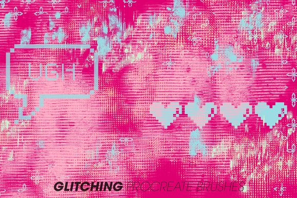 Glitching Brushes for Procreate