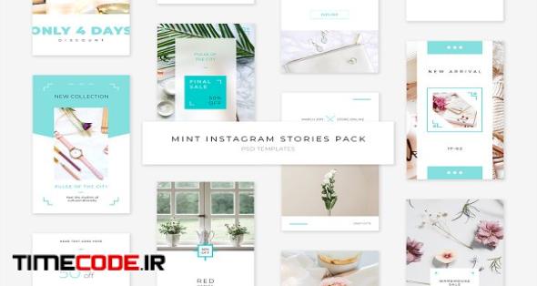 Mint Instagram Stories Pack