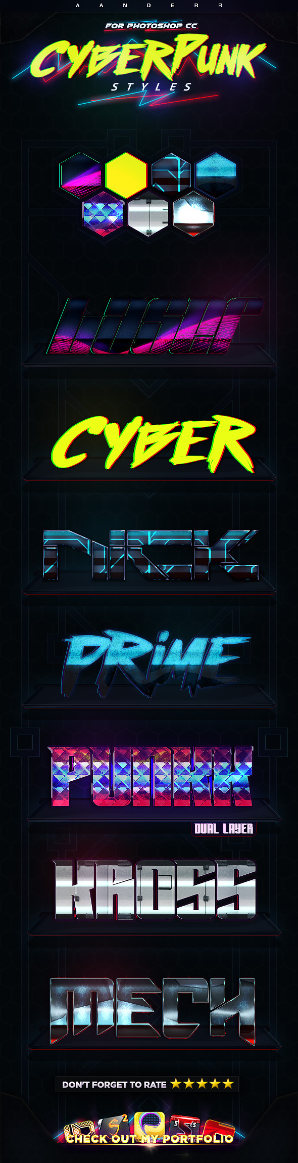  Cyberpunk Styles 