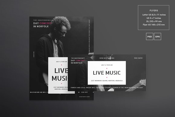 Print Pack | Live Music
