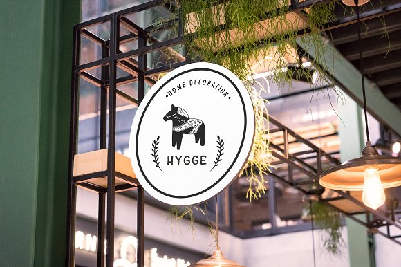 Hygge - premade logo collection