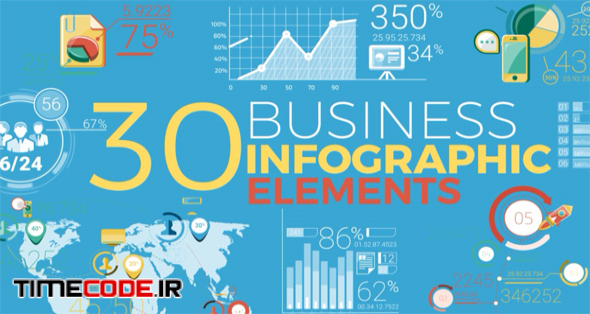  30 Business Infographic Elements 
