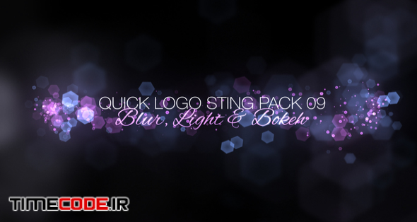  Quick Logo Sting Pack 09: Blur, Light & Bokeh 