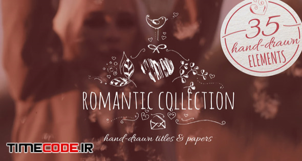  Romantic Collection Hand-drawn Titles 