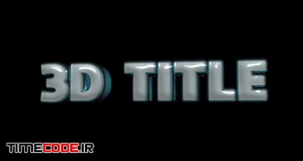 3D Title Animation Pack