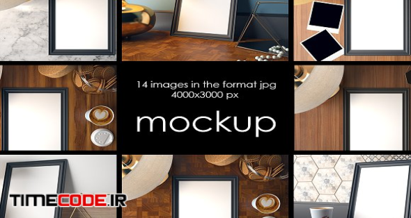 Mockup topview, 12 JPG files