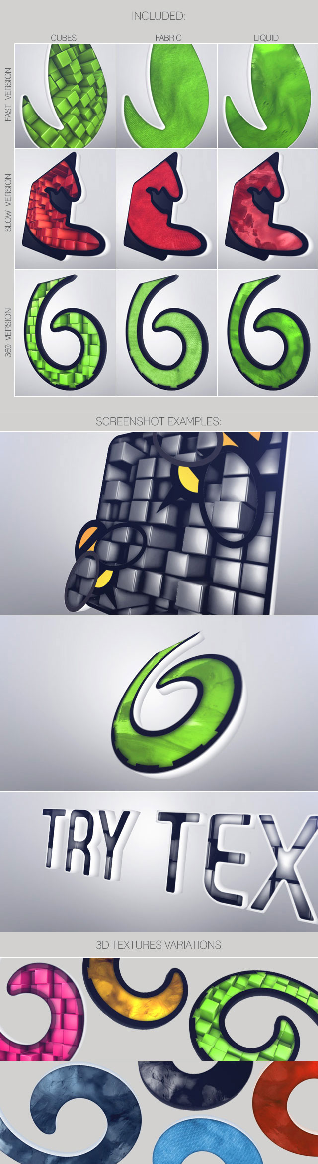  3D Textures Logo Creator 