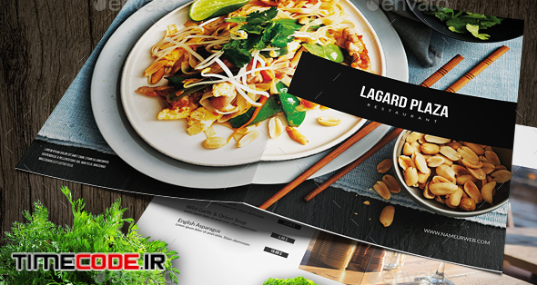  Lagard Plaza Bifold Menu A4 and US Letter 