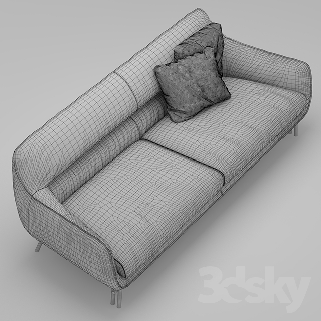 Sofa and armchair Esedra by Prospettive VENICE Sofa