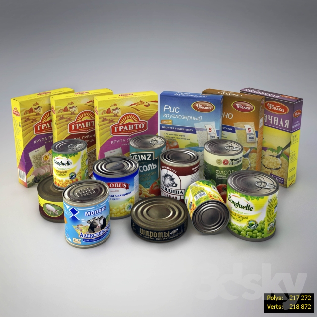 Canned and cereals