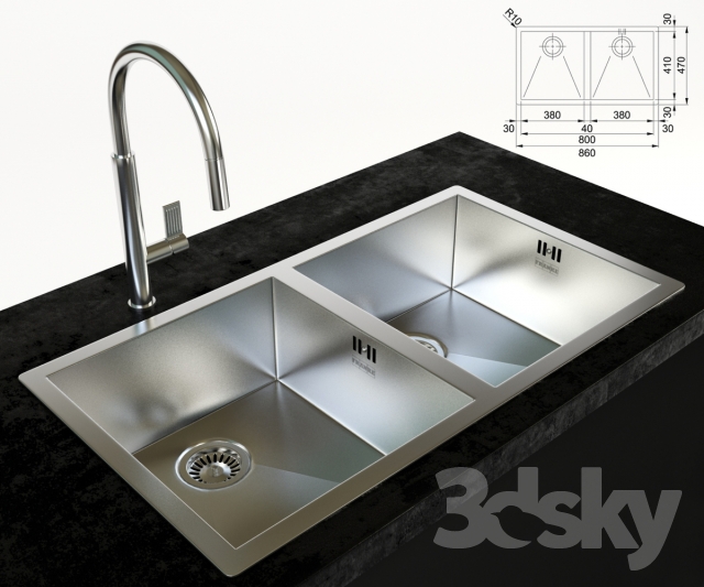 franke sink and faucet