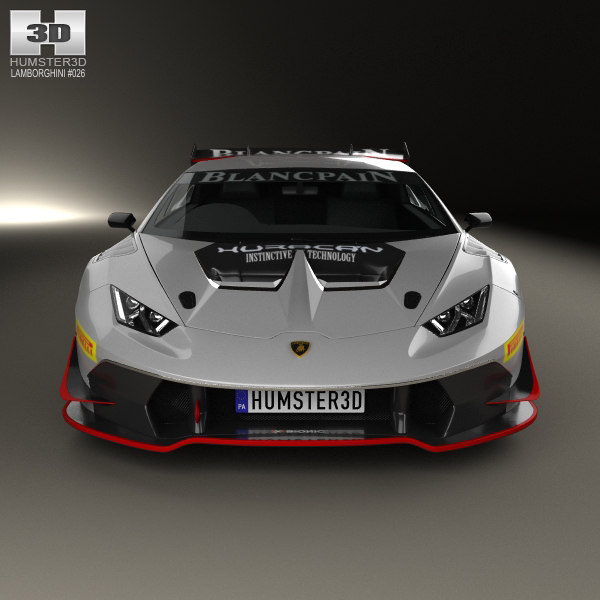 3D Lamborghini Huracan (LP 620-2) Super Trofeo 2014