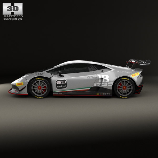3D Lamborghini Huracan (LP 620-2) Super Trofeo 2014