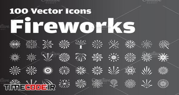 100 Fireworks Icon