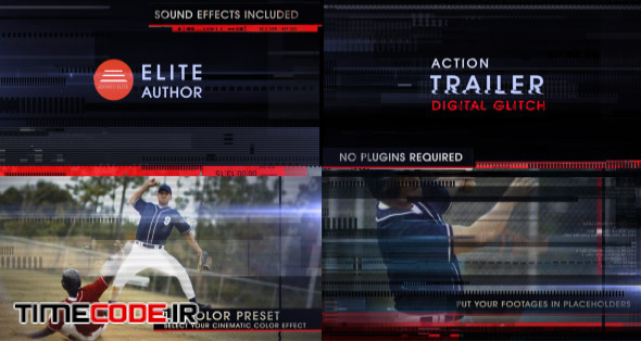  Action Trailer Digital Glitch 