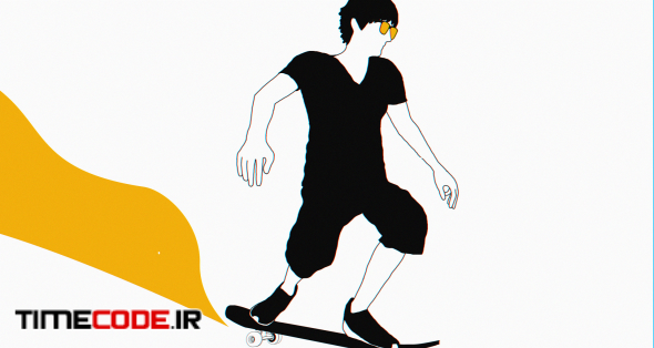 Skateboarder Logo Reveal