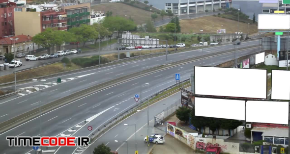Time Lapse Of Busy Highway