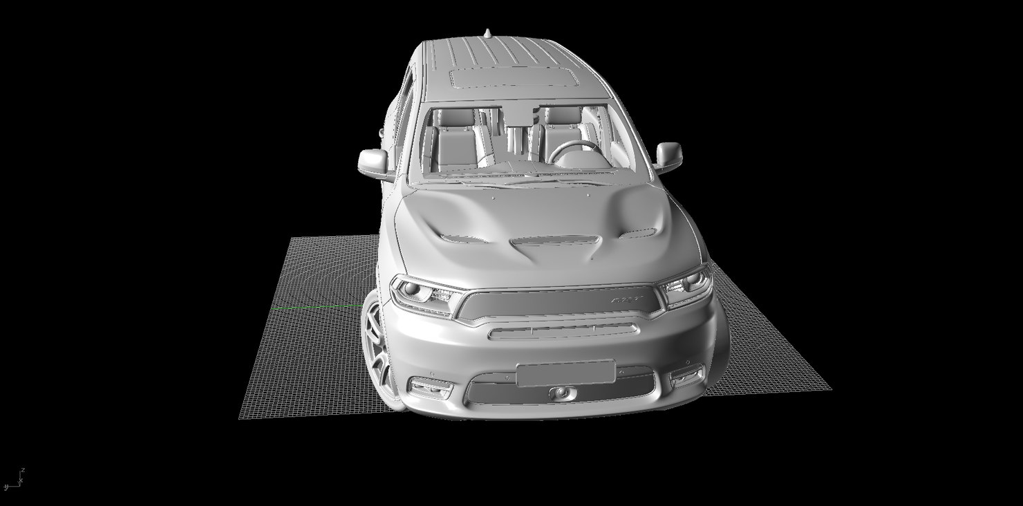 Dodge Durango SRT 2018 (Low Interior) 3D model
