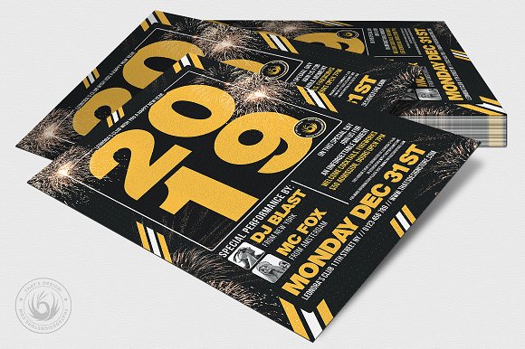 New Year Flyer Template V6