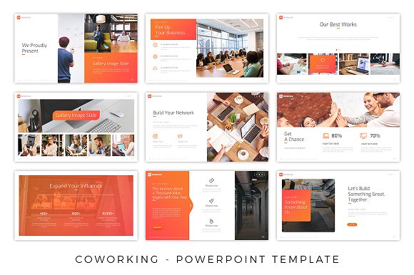 Coworking Powerpoint Template