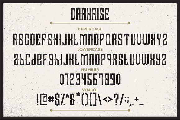 Darkrise Typeface