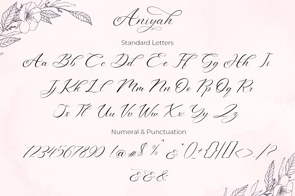 Aniyah Script Calligraphy
