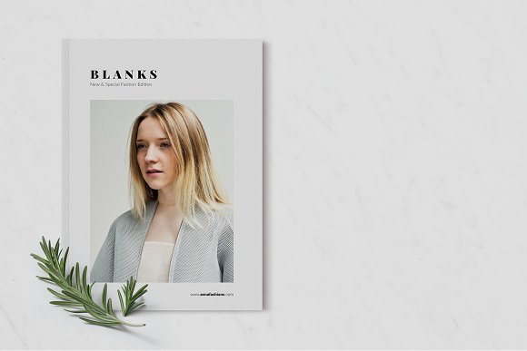 BLANKS | Minimal Lookbook/Magazines