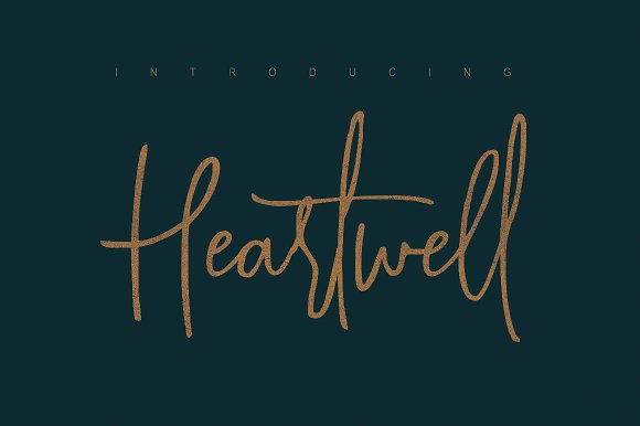 Heartwell Script Font
