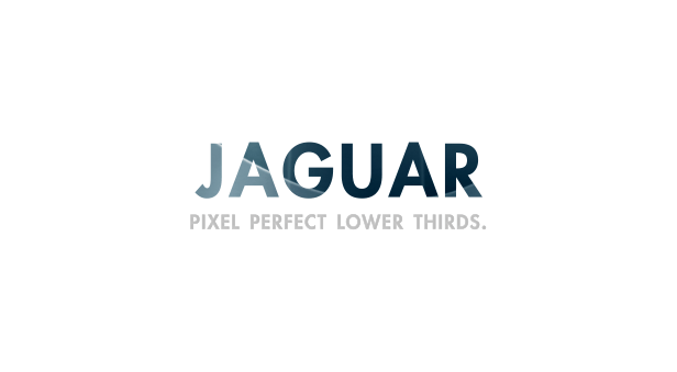  Jaguar - Lower Third Suite 