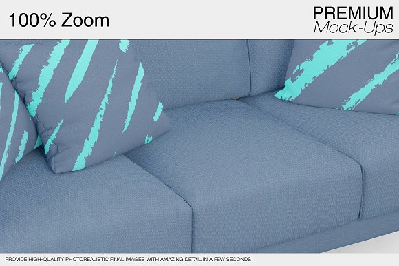 Sofa & Pillows Mockup Pack